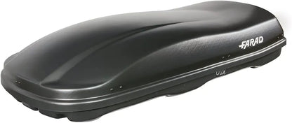 Farad Marlin 680L Roof Box – Black, Double-Side Opening, TÜV-GS Approved, 3-Point Central Locking