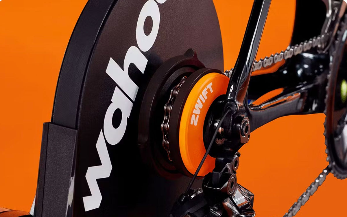 Wahoo KICKR CORE 2 With Zwift Cog & Click Smart Trainer, Orange Cog 3rd generation